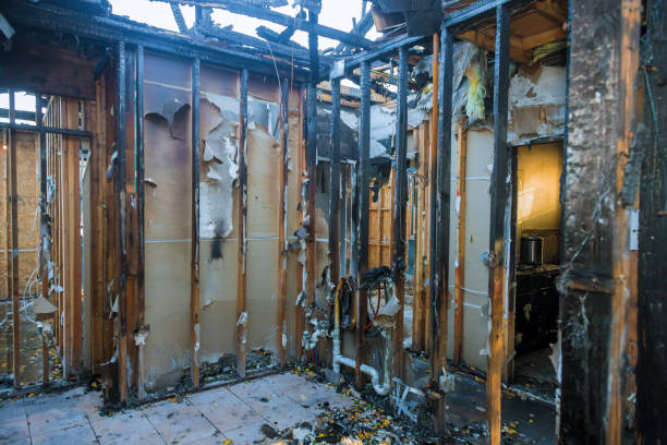 Professional Fire Damage Repair technician working in Furlong, PA